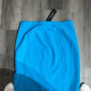 Dress skirt turquoise color
